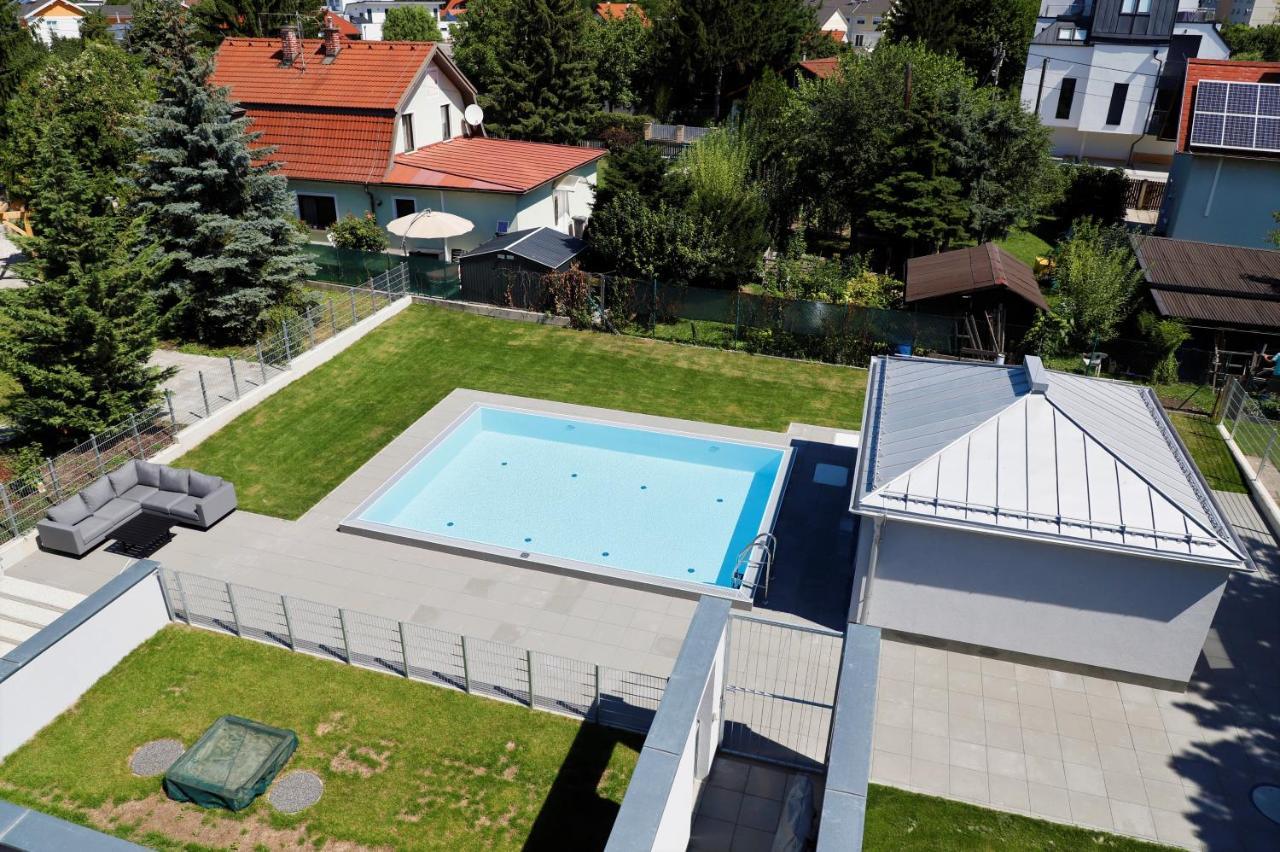 Balcony/Pool/Free Parking Garage Studio فيينا المظهر الخارجي الصورة